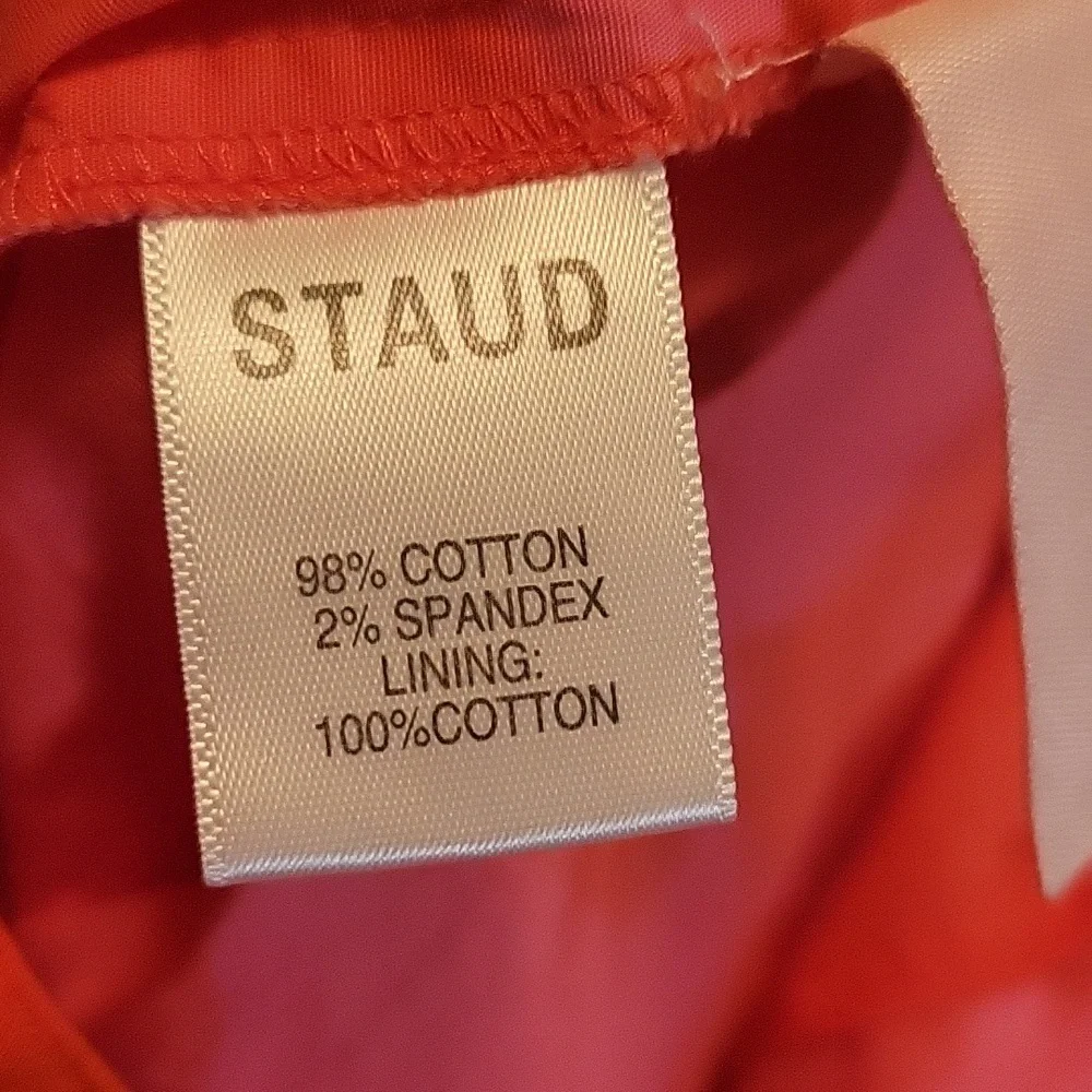 STAUD Georgia Tropical Romper Orange / Pink - Picture 9 of 9
